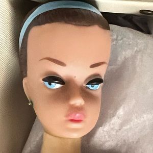 Vintage 1963 Barbie Fashion Queen, Midge & Ken Dolls w 3 Cases too. MAKE OFFER!!